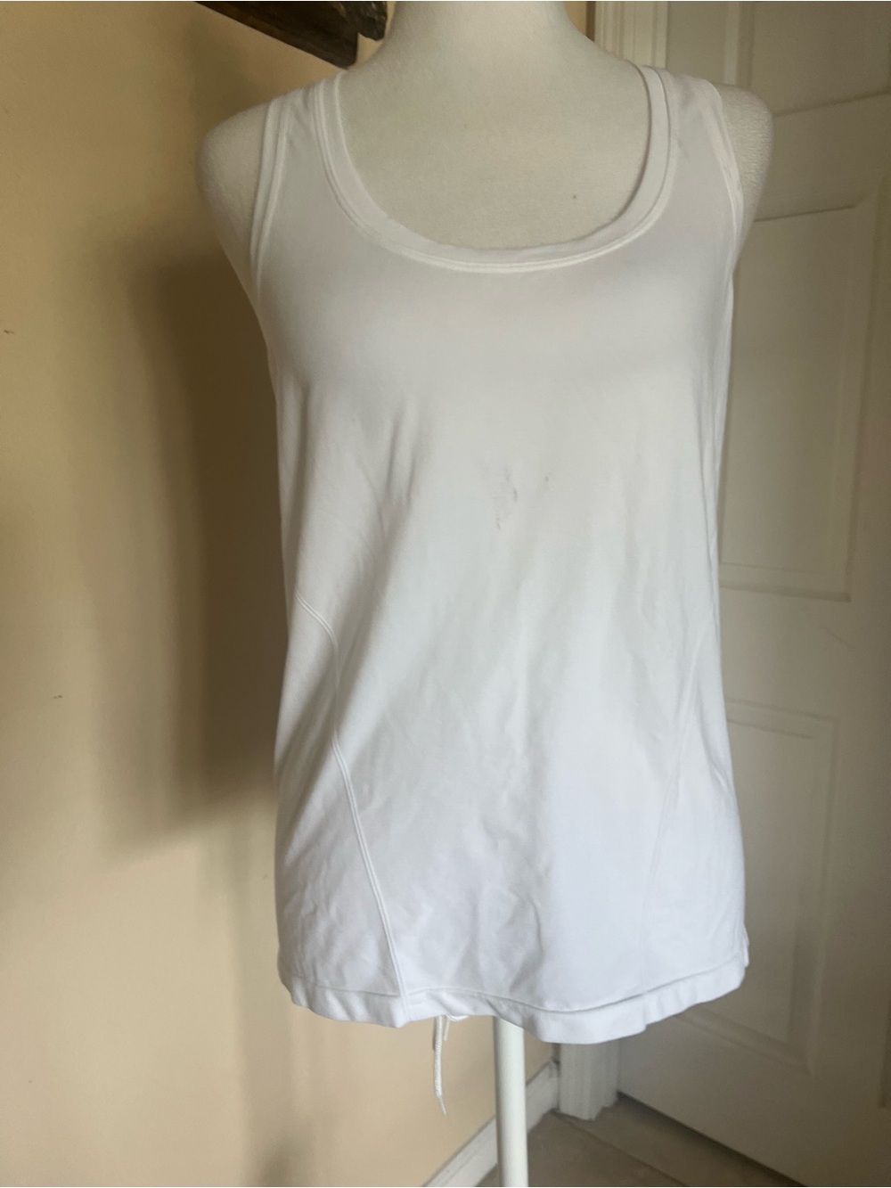 Fabletics White Racerback Tank - Picture 2 of 5